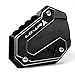 MOWOK For YAMAHA MT07 MT-07 2014 2015 2016 2017 2018 2019 2020 2021 2022 2023 2024 2025 Motorcycle Side Stand Enlarge Kickstand Extension Plate Pad (Black)