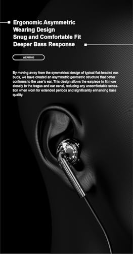 Image of Moondrop Nice Buds Flat-Headed Earbuds with 3.5mm Stereo Plug (Black Transparent)