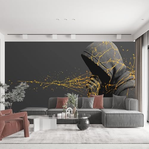 Papel pintado 3D para sala de estar, dormitorio, autoadhesivo, de poliéster, para pared, bricolaje, despegar y pegar, papel tapiz texturizado, extraíble, moderno, decoración del espacio comercial