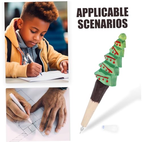 Bolígrafo gel navideño DOITOOL con diseño árbol miniatura 3