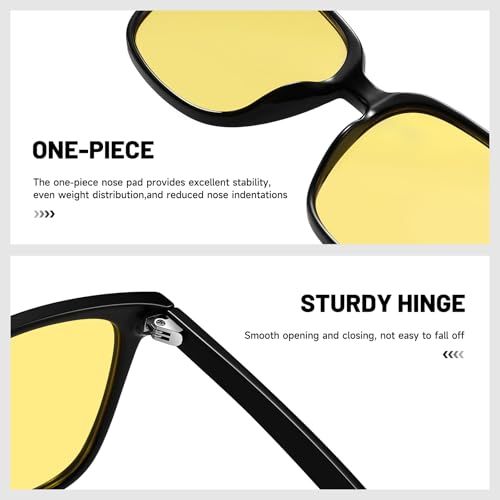Image of HD Night Vision Glasses for Men and Women, Anti-Glare Goggles for Night Driving