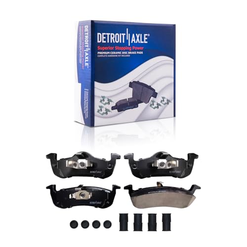 Image of Detroit Axle - Rear 2pc Brake Pads for 2007-2017 Ford Expedition