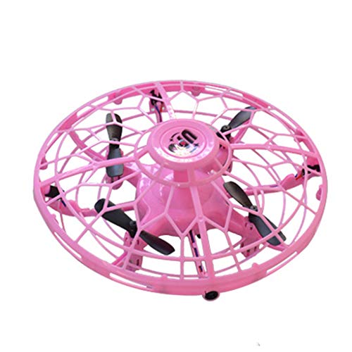 Preisvergleich Produktbild Qomomont Mini Infrarotsensor Induktion Handgesteuerter Höhenhaltemodus Quadcopter UFO Sicherheit gegen Kollisionsdrohnenflugzeuge