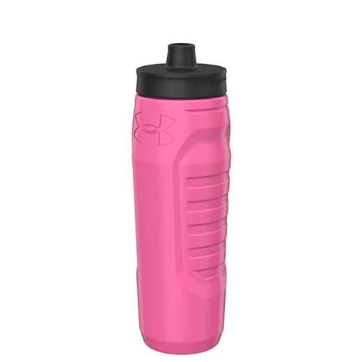 UNDER ARMOUR 32oz Sideline Squeeze Cerise, Polyester