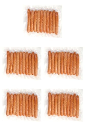 福生ハム 粗挽きウィンナー 25G×5パック (まとめ買い) (Vandroロゴ付包装)
