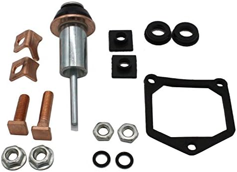 TAKPART Starter Solenoid Repair Rebuild Kit 053660-7120 for Denso Toyota Subaru