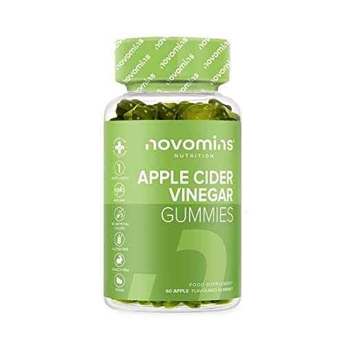 Gummibärchen aus Rohem Apfelessig - mit Ungefiltertem Naturessig - Fruchtgummi Alternative zu Apfelessig-Kapseln, Pillen, Tabletten - Nahrungsergänzungsmittel für Männer & Frauen Cover