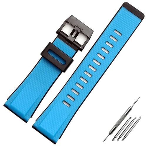 Bracelet de montre en silicone 24mm noir pour Casio GA2000 et PRG-600