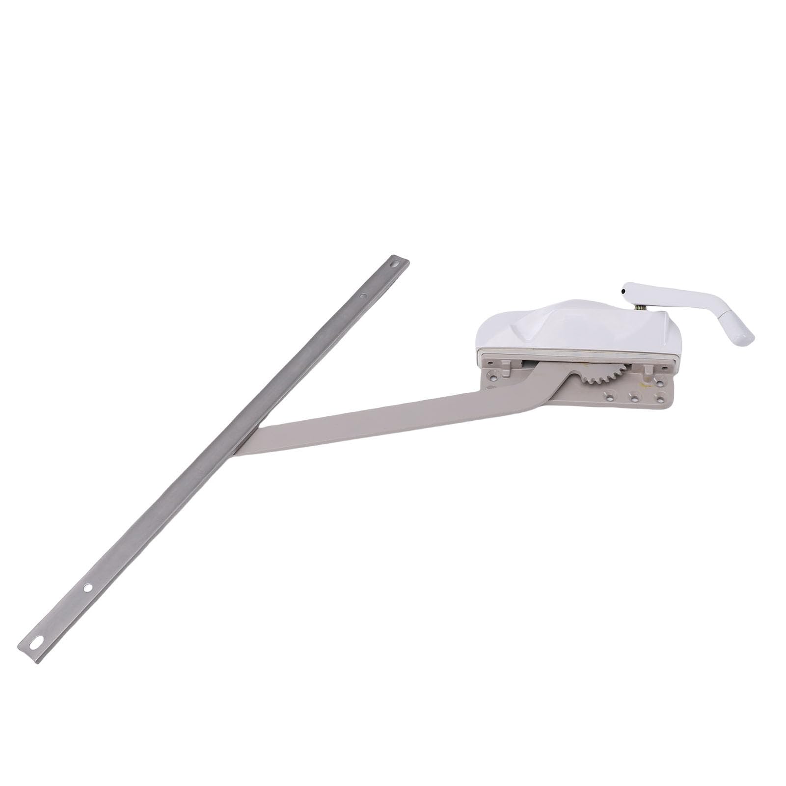 Manivela de Ventana Abatible Izquierda de Contorno para Propietarios de Viviendas, 300-450 Mm de Ancho, 1200 Mm de |Kit Completo con Riel, Tratado Térmicamente para Mayor Durabilidad en