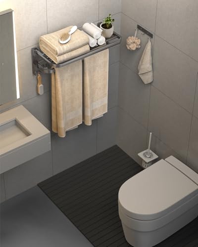 Zrfmib 24 Inch Towel Racks For Bathroom With Towel Bar thumb #7