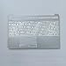 Replacement for HP 15-DW 15S-DU 15S-DY 15-DW0081WM HP 15-DW1081WM 15-DW1083WM 15-DW0083WM Laptop Upper Case Palmrest Non-Backlit Keyboard Touchpad Assembly Part L52023-001 Sliver