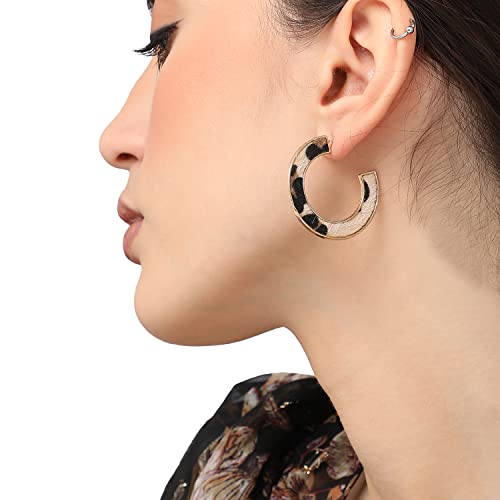 Image of SOHI Hoop Earring For Women and girls, Indo-western Earrings, Fashion Accessories, jewellery for women, Fancy earrings, artificial earrings for ladies
