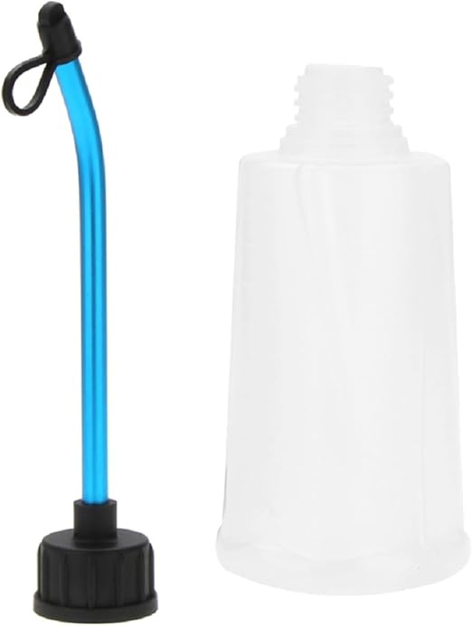 ShareGoo Universal RC Nitro Fuel Filler Refill Bottle 250CC Oil Bottle Compatible with HSP HPI Tamiya Traxxas Gas Nitro Model RC Car Truck Tank,White