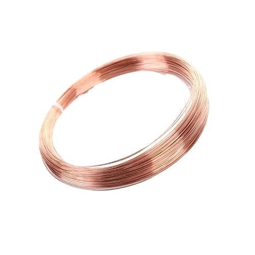 SIKOWEI Phosphor Bronze Wire C5191, Length 2M, Diameter 0.05/0.1/0.2/0.3/0.4/0.5/0.6/0.8/1/1.5/2/3/4mm, DIY Material(Diameter 0.4MM)