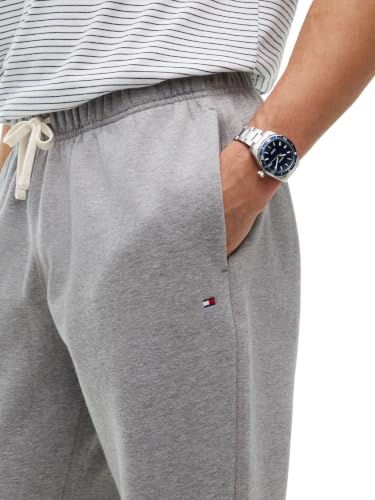 Tommy Hilfiger Herren Essential Fleece Drawstring Jogginghose, Medium Grey Heather, M – Ansicht 3