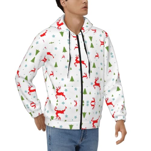 Sweat à capuche zippé thermique pour vos soirées de Noël