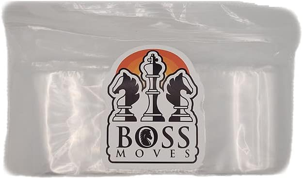 Miniatura 6 de Boss Moves - Fuerte y fácil de usar mini bolsas con cremallera, 200 bolsas con cremallera de varios tamaños 1 x 1 pulgada (100) y 2 x 2 pulgadas
