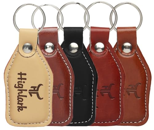 Image of Signature Leather Finish Keychain for Men & Women | Durable Metal Key Holder for Car and Bike Keys | Elegant Everyday Accessory