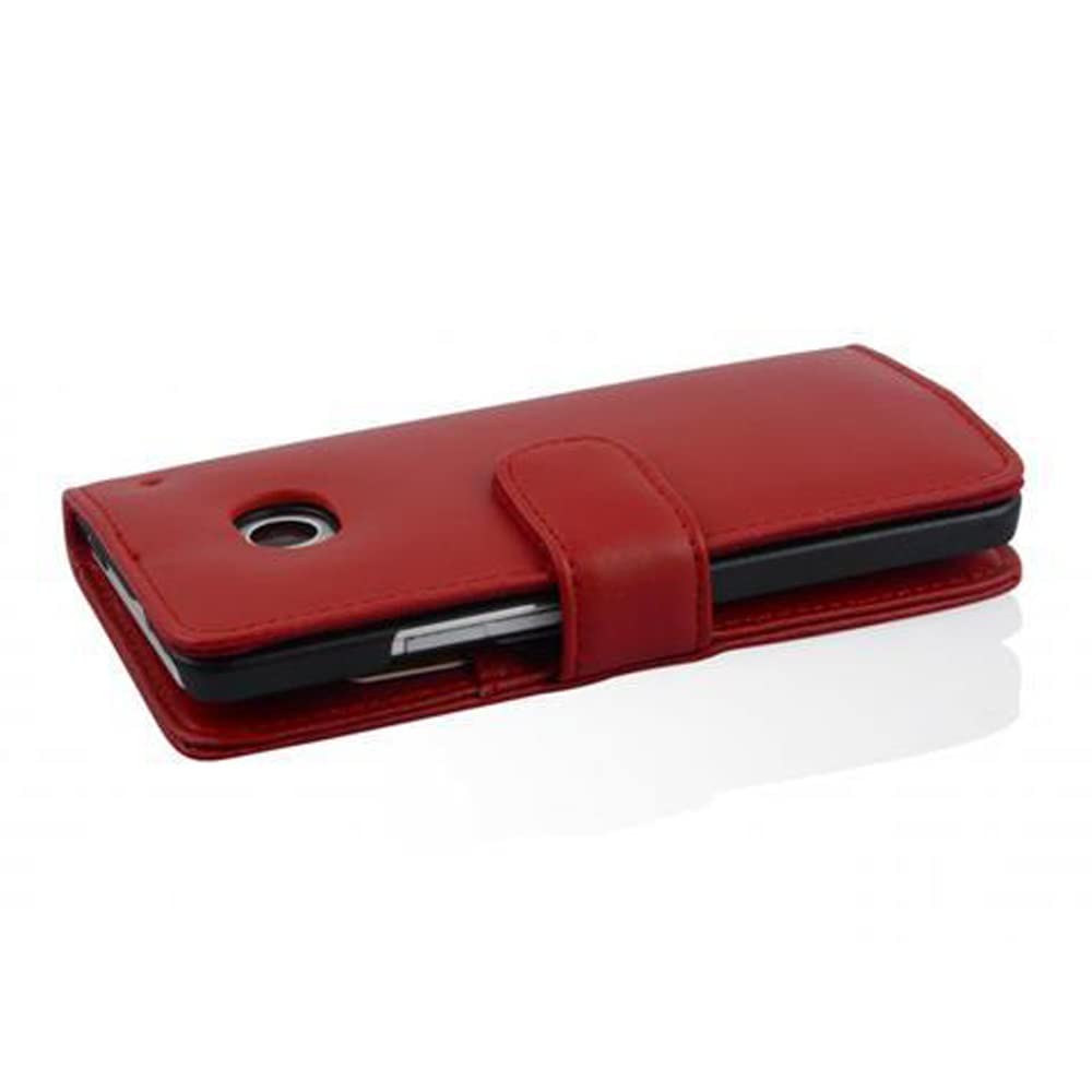 Cadorabo Custodia per HTC ONE M8 in MARRONE CIOCCOLATA - Protezione in