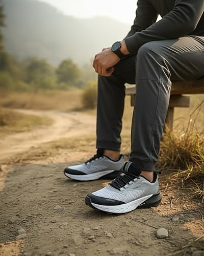 Image of Bacca Bucci TrekZON Men's Outdoor Trekking & Trail Running Shoes with AllTerraX Grip Outsole | #BePro Series