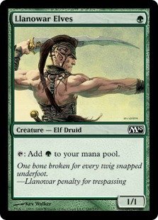 Magic The Gathering - Llanowar Elves - Magic 2010