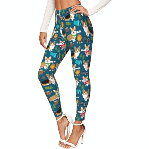 Leggings de corgi para mujer mallas comodas para yoga y relax