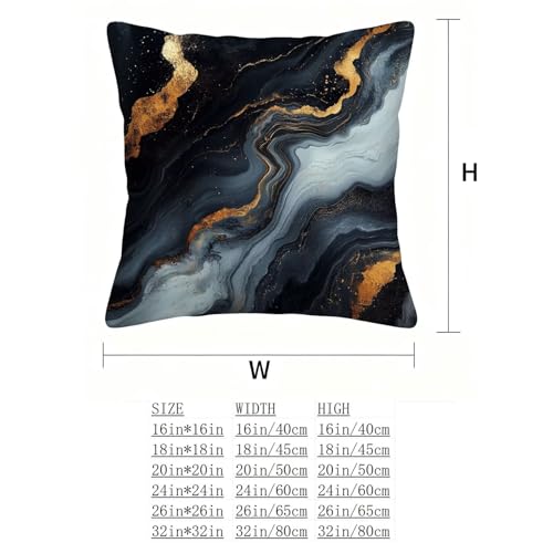 Housse coussin 60x60 lot de 4 noir et blanc en microfibre douce - 6