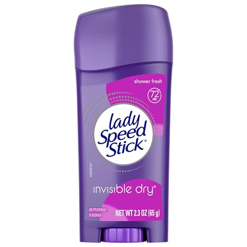 Lady Speed Stick Deodorant for Women, Invisible Dry Shower Fresh, 2.3 oz, 4 Pack - image 8