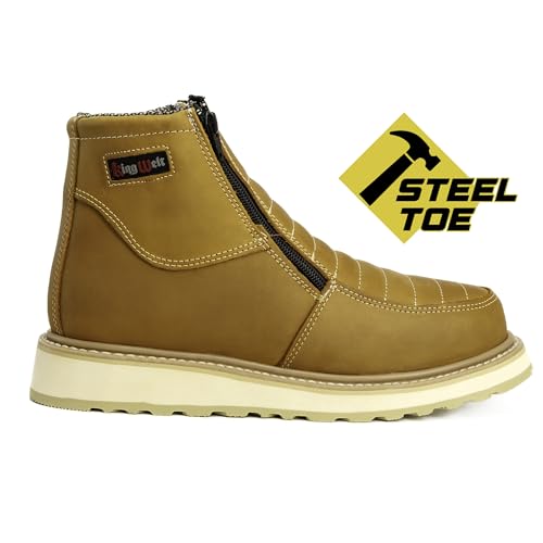 Ultra Flex 6" 339 Havana Zipper Double Density Steel Toe Lightweight Men Work Boots2