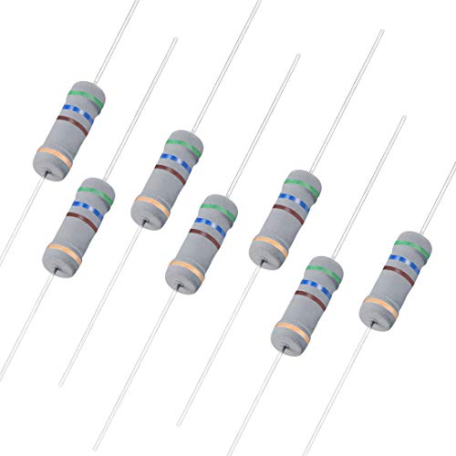 uxcell 200Pcs 560 Ohm Resistor, 2W 5% Tolerance Carbon Film Resistors, 4 Bands for DIY Electronic Projects and Experiments