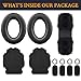 SOULWIT Replacement Kit for Bose Aviation X A10/A20 Headsets, Soft Protein Leather Earpad Cushions + Headband + Microphone Foam Covers - Black