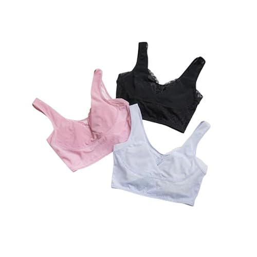 [HEAVEN Japan] 寝ている間に集中育乳!夜寄るブラ 3枚セット ナイトブラ ノンワイヤー ヘブンジャパン LLGG:(トップ 111-121cm)(アンダー 78-83cm)