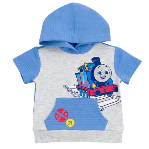 Sudadera infantil Thomas y Friends con capucha y short de rizo francés 3