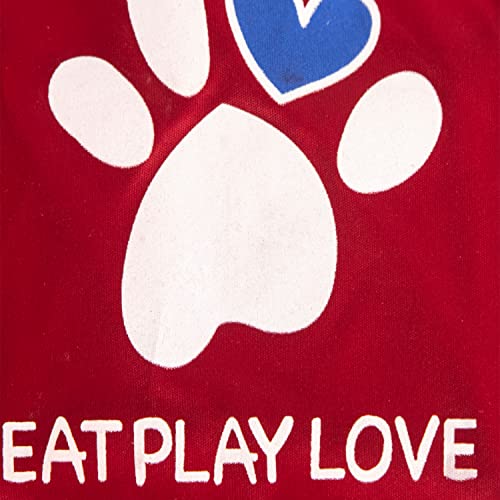 Image of Lulala Pet Shirts Pet Printed Clothes with Funny Letters Summer Pet T Shirts Cool Puppy Shirts Breathable Pet Outfit Soft Pet Sweatshirt for Pets (Blue, 16 INCH)