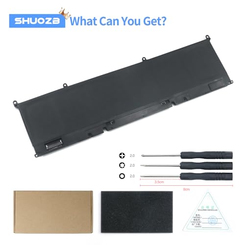 Image of 69KF2 86Wh Laptop Battery Replacement for Dell XPS 15 9500 9510 9520 Precision 5550 5560 5570 Alienware M15 R3 R4 R5 R6 R7 M17 R3 R4 G15 5510 5520 Inspiron 7510 7610 11.4V 7167mAh