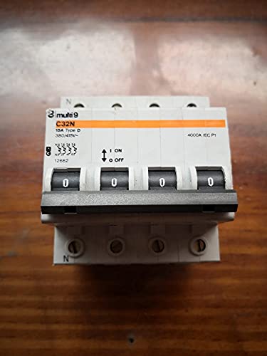 Merlin Gerin Magnétothermique Multi 9 4P 15A 380V Art. C32N