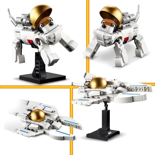 LEGO Creator Space Play Pack - Building Set for Kids Ages 9+ - 6 Options Including Astronaut & Spaceship - Perfect Birthday Gift - 66791