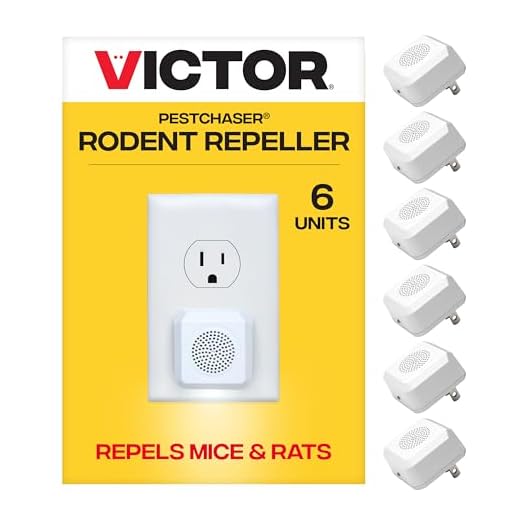 Victor M756K PestChaser Rodent Repellent with Nightlight - Rodent Repellent Indoor Ultrasonic - Rodent Repeller - Mouse Deterrent Plug in - Mouse Plug in Repellent for House - 6 Units