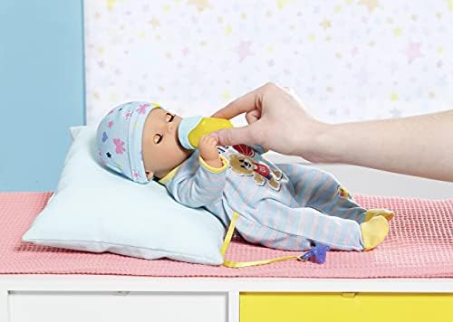 BABY born Little Boy 36cm - Easy for Small Hands, Creative Play Promotes Empathy & Social Skills - For Toddlers 2 Years & Up - Includes Outfit and 7 Accessories