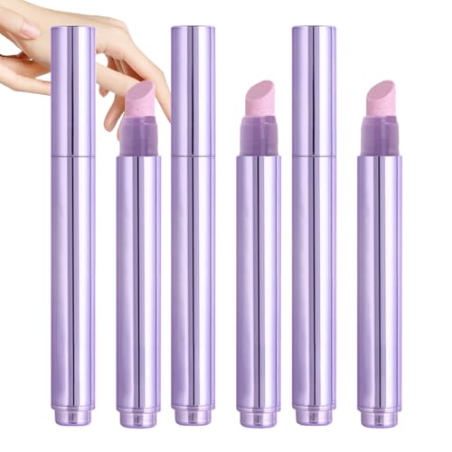 3 Stück Nagelhautschieber Ölstift für Nägel mit Keramikspitze,3 in 1 Nagelhautölstift,Cuticle Remover Pen für Trockene und Beschädigte Nägel,Feuchtigkeitspflege Nagelpflege Stift