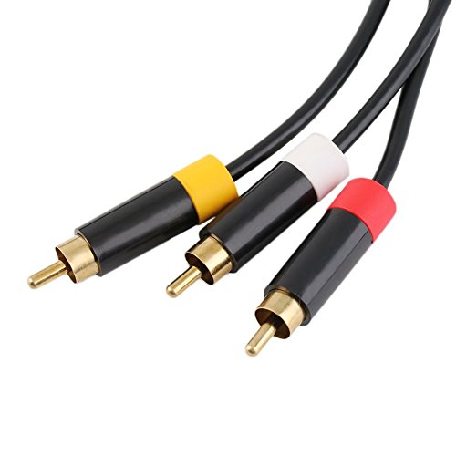 New 1.8M Audio Video AV RCA Video Composite Cable Cord for Xbox 360 E Gamepad in Stock