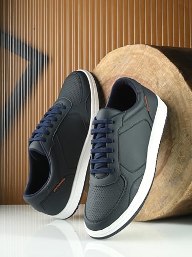 Image of Cruiser Mens Sneaker Comfort & Style with Soft Cushioned Insole | Classic Canvas Sneakers for Effortless Style | Trendy Lace-Up Design for Casual Outfits (9922)