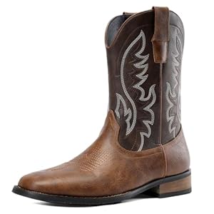 Cowboy Boots For Men Western Fashio...