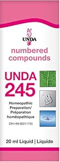 UNDA - UNDA 245 Numbered Compounds - Homeopathic Preparation - 20 ml Liquid