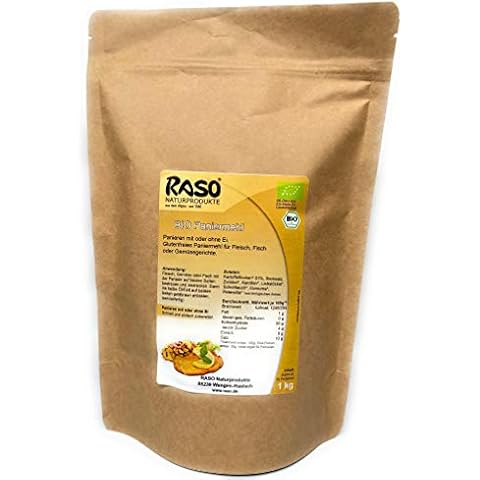 Panieren ohne Ei vegan Paniermehl bio 1000g- GRATIS VERSAND | Panierteig ohne Ei | Paniermehl Ersatz | Paniermehl ohne Ei | Paniermehl ohne Gluten | Paniermehl glutenfrei Cover