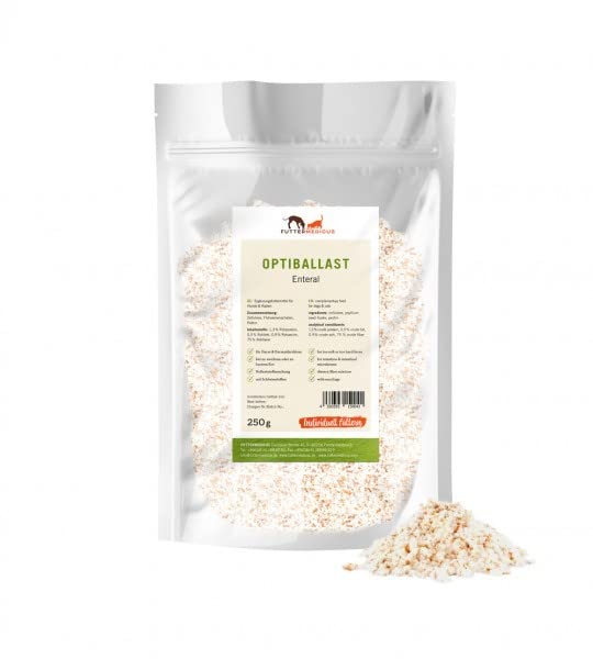Futtermedicus Optiballast Enteral | 250 g | Ergänzungsfuttermittel für Hunde & Katzen | Ballaststoffmischung