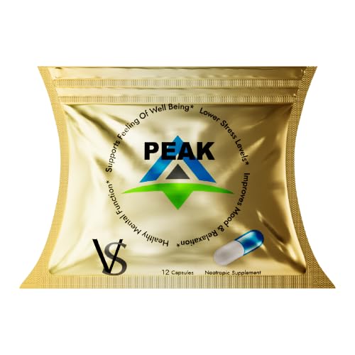 Peak Supplement: Supplement for Stress Relief | Made with All Natural Ingredients