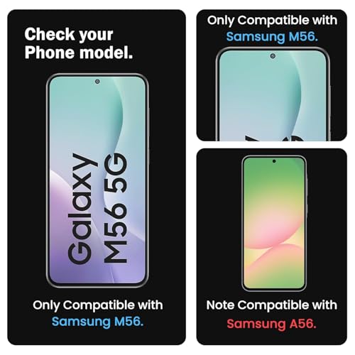 Image of Edge To Edge Screen Protector Tempered Glass For Samsung Galaxy M56 5G / Samsung Galaxy M56 With Easy Self-Installation Kit