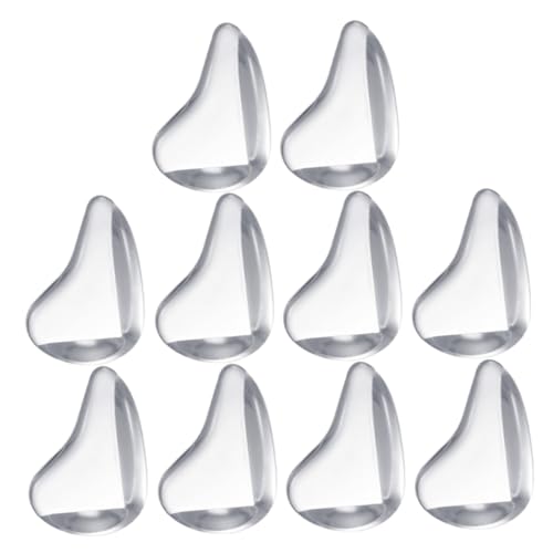 ELAYARD Protectores de Esquinas para Mesas y Muebles Silicona Transparente Gruesa 10 Piezas Autoadhesivas Protección Anticolisión para Bebés Hogar