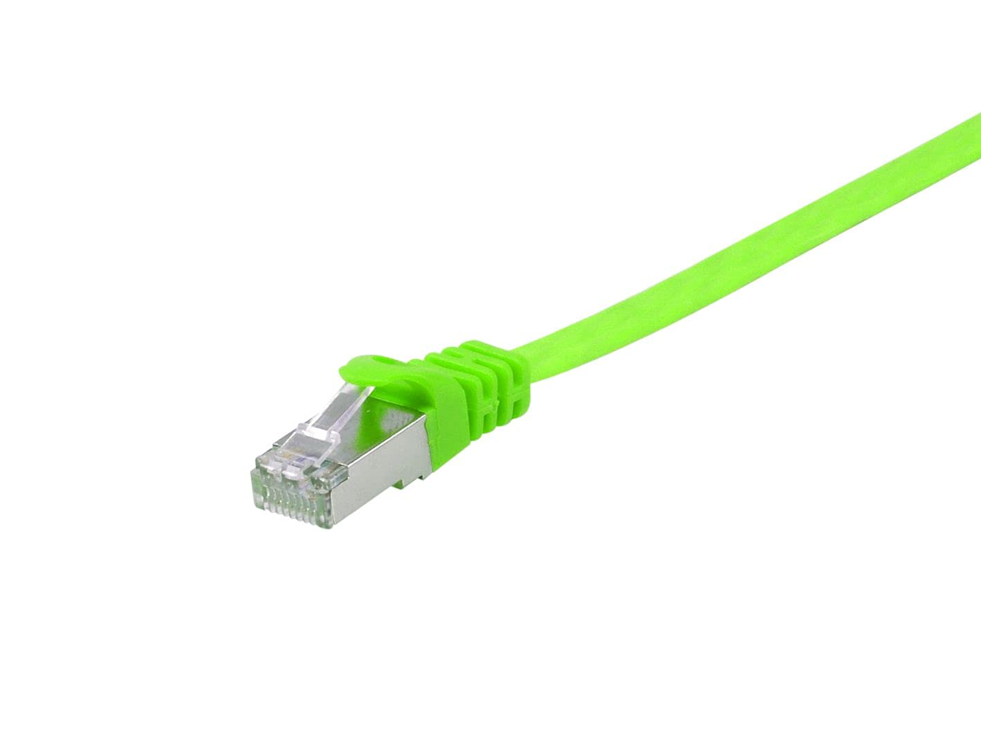 Equip 607640 CAT.6A U/FTP Flat Patch Cable 1.0 m Green